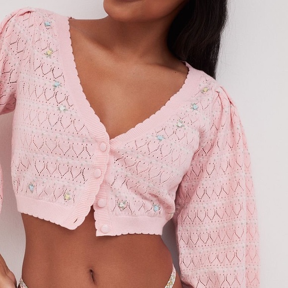 2 PIECE FLL Charleston Cardigan & Short set - Picture 8 of 16